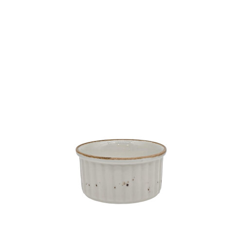 Zest Porcelain Sufle Kase 10Cm-Paris Krem - ZEST PORCELAIN