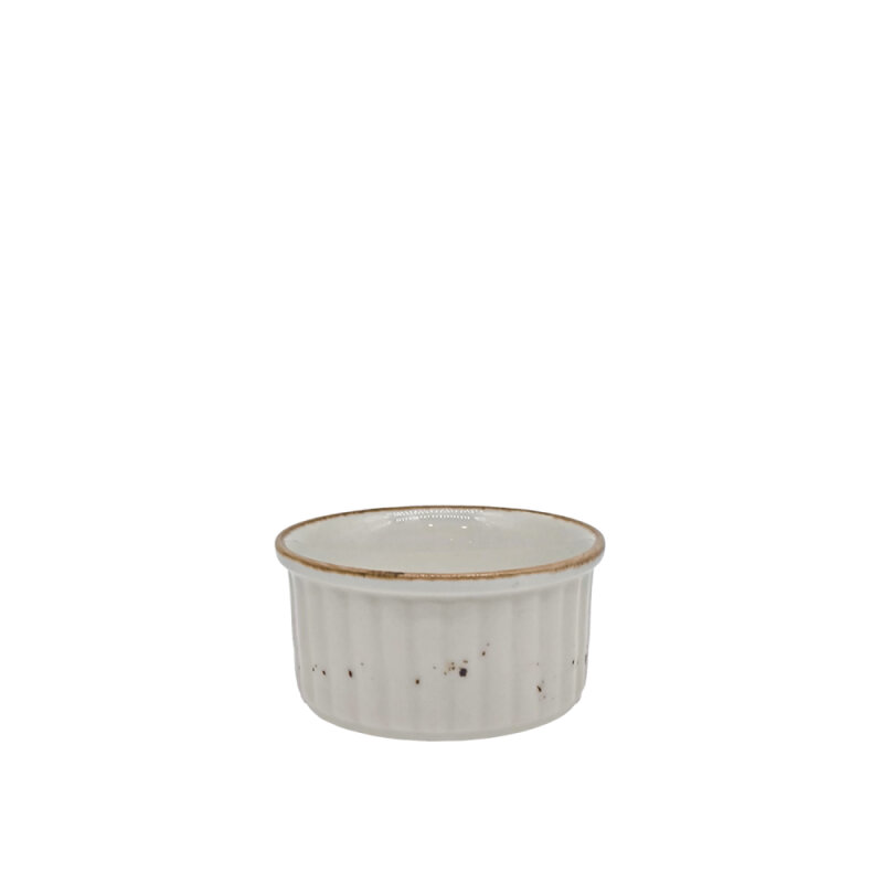 Zest Porcelain Sufle Kase 10Cm-Paris Krem - 1