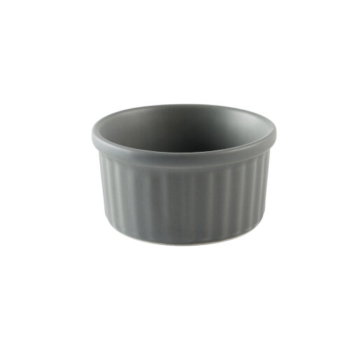 Zest Porcelain Suffle Kase 10Cm -Velour Gri - ZEST PORCELAIN