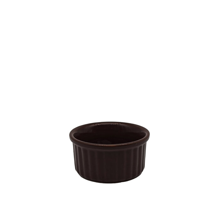 Tulu Porselen Suffle Kase 9cm - Opak 28 Kahve KL09SFOP28 - 1