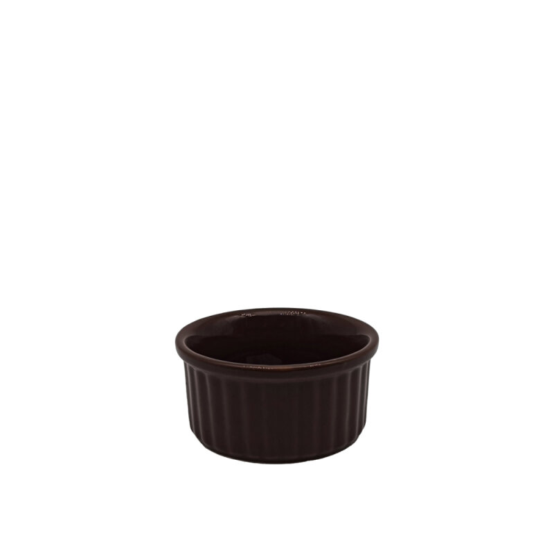 Tulu Porselen Suffle Kase 9cm - Opak 28 Kahve KL09SFOP28 - 1