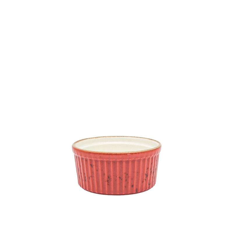 Tulu Porselen Suffle Kase 9cm - Reactıve 36 Kırmızı KL09SFR36 - 1