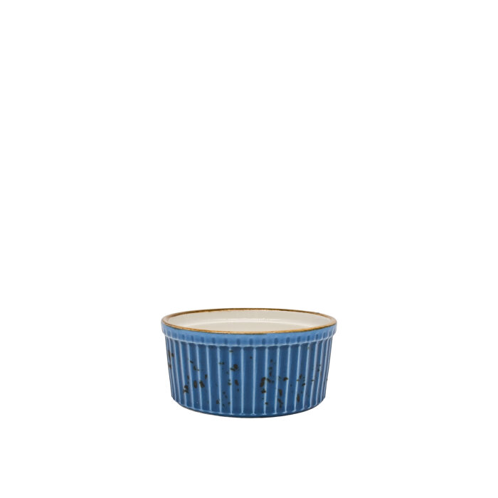 Zest Porcelain Suffle Kase 9Cm -Paris Mavi - 1