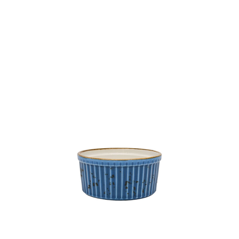 Zest Porcelain Suffle Kase 9Cm -Paris Mavi - 1