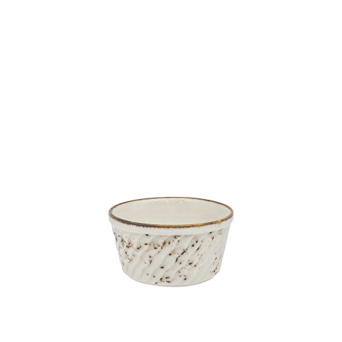 Zest Porcelain Suffle Kase Rölyef 9Cm-Paris Krem - ZEST PORCELAIN