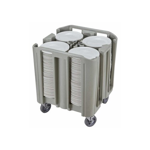 Cambro Ayarlanabilir Tabak Taşıma Arabası Alacalı Gri ADCSC480 - CAMBRO