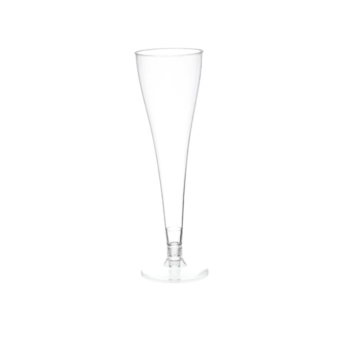 Polistiren Tek Kullanım Şampanya Bardağı 120 Ml Ps Şeffaf Dc.120 - 1