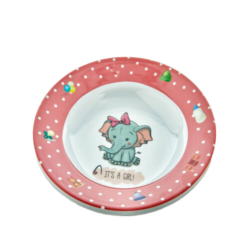 Göreme Termostar 21 cm Çukur Desenli Pembe - GÖREME MELAMİN