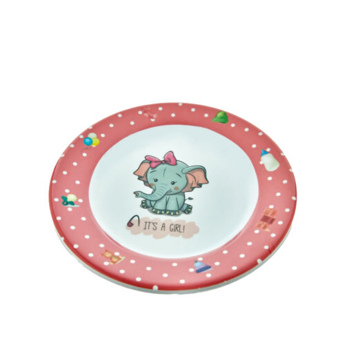 Göreme Termostar Grm Servis 21Cm Desenli Pembe - GÖREME MELAMİN