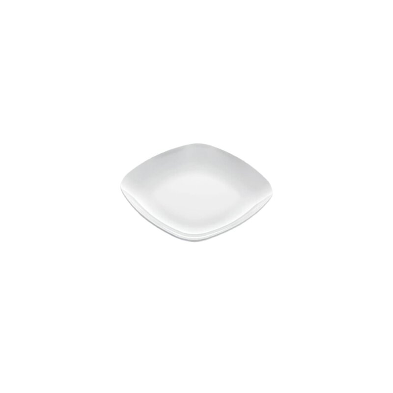 Göreme Termostar Kare Düz Tabak 25 cm Beyaz - 1