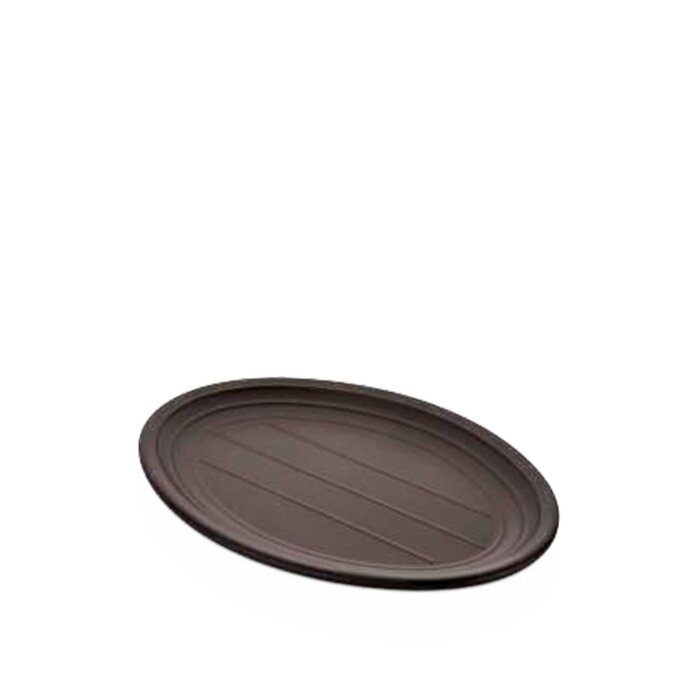 Külsan Gastro Boutique Terra Black Oval Plate 27,4X19,7 cm 28027.BL - 1