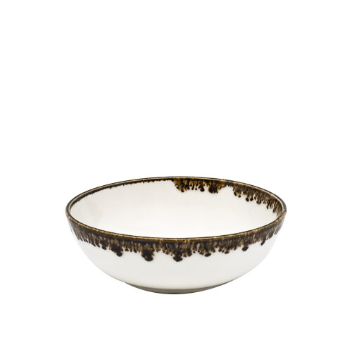 Tulu Porselen Tk Çukur Kase 19cm-Chocolate TK19KSCT47 - TULU PORSELEN