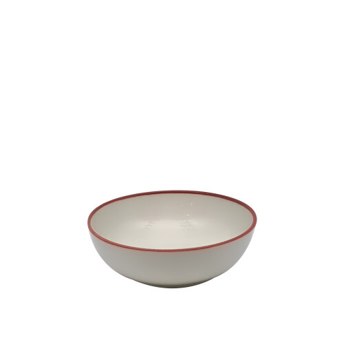 Tulu Porselen Tk Çukur Kase 19 cm-File 36 Kırmızı - TULU PORSELEN