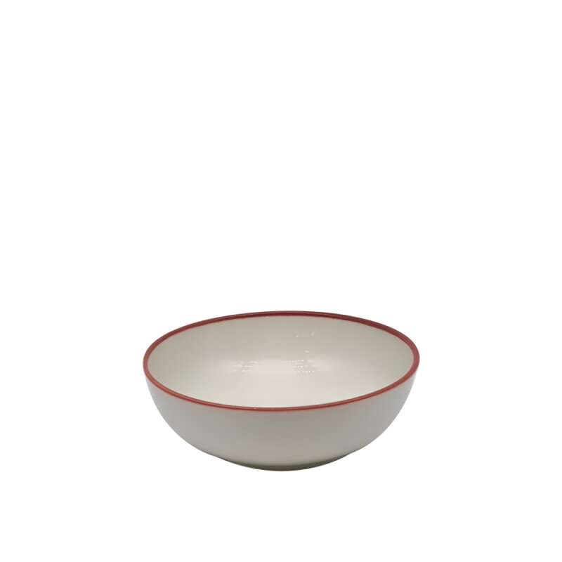 Tulu Porselen Tk Çukur Kase 19 cm-File 36 Kırmızı - 1