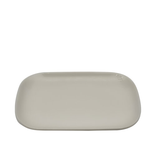 Tulu Porselen Tk Dikdörtgen Tabak 25X17Cm - Krem - TULU PORSELEN