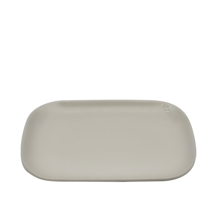 Tulu Porselen Tk Dikdörtgen Tabak 25X17Cm - Krem - 1