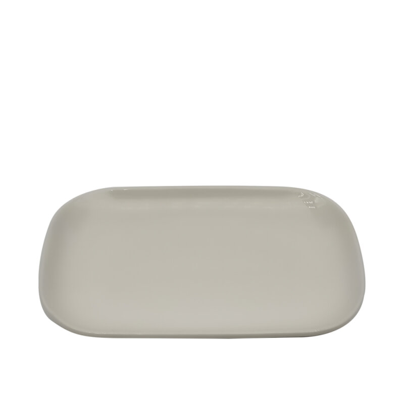 Tulu Porselen Tk Dikdörtgen Tabak 25X17Cm - Krem - 1