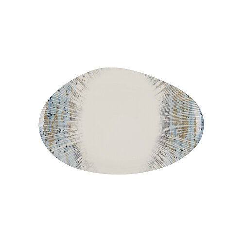Zest Porcelain Tk Kayık Sunum Tabak 27Cm-Isola - ZEST PORCELAIN