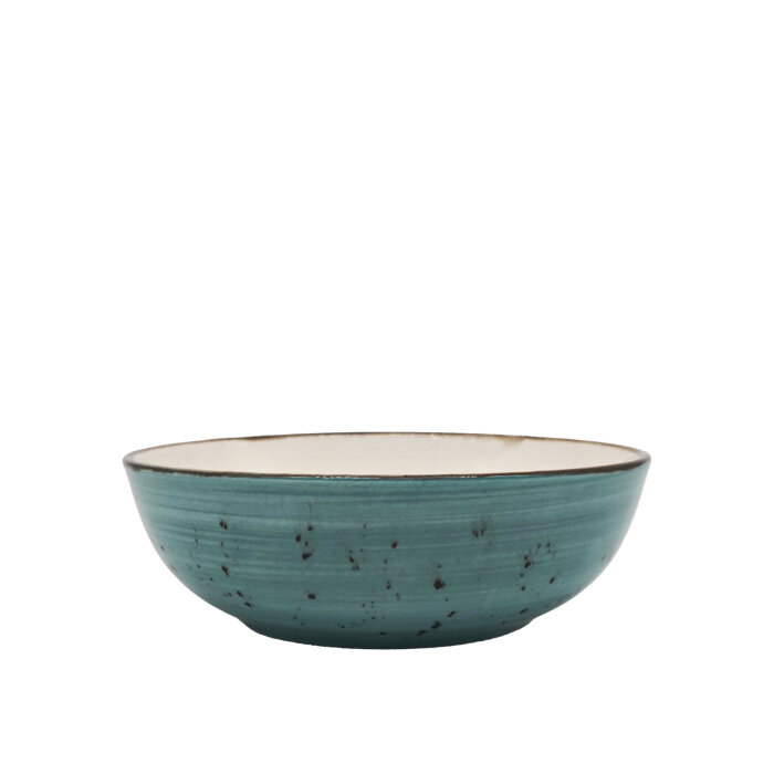 Zest Porcelain Tk Salata Kase 19Cm-Paris Turkuaz - 1