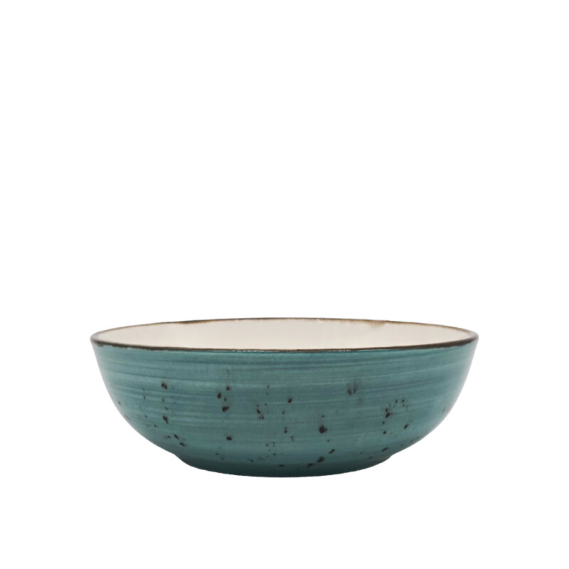 Zest Porcelain Tk Salata Kase 19Cm-Paris Turkuaz - 1