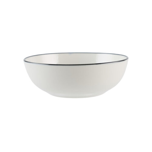 Zest Porcelain Tk Salata Kase 23Cm -Riva Siyah - ZEST PORCELAIN