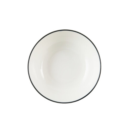 Zest Porcelain Tk Salata Kase 23Cm -Riva Siyah - 2