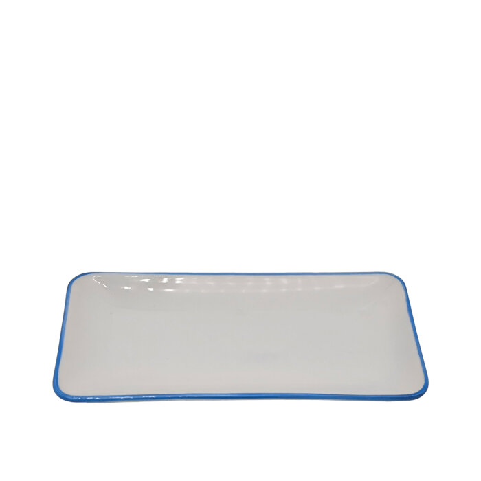 Tulu Porselen Tk Sunum Tabak 30X15cm - File 93 Mavi TK15KYF93 - 1