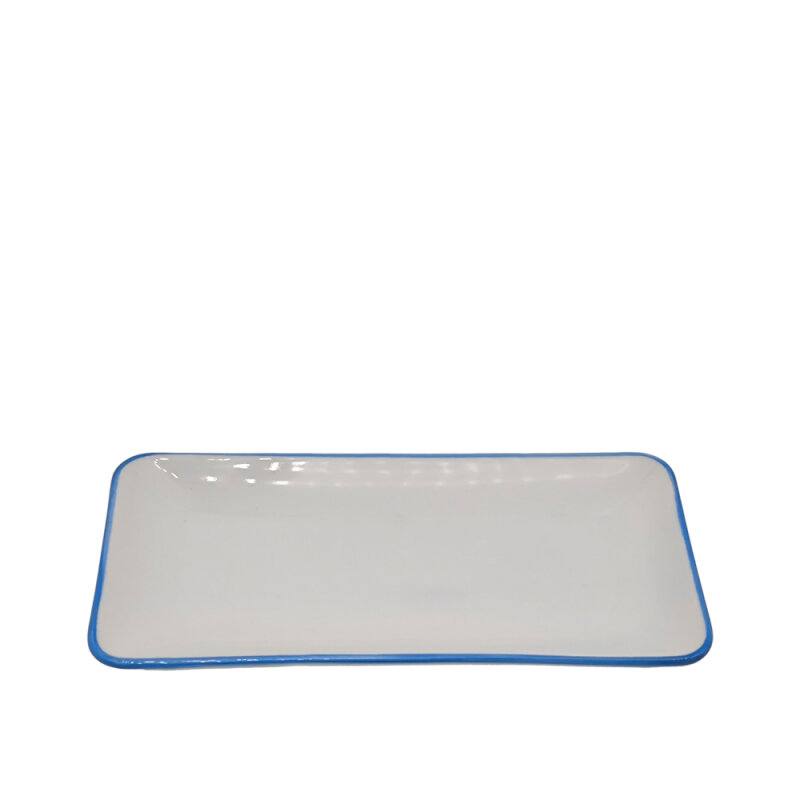 Tulu Porselen Tk Sunum Tabak 30X15cm - File 93 Mavi TK15KYF93 - 1