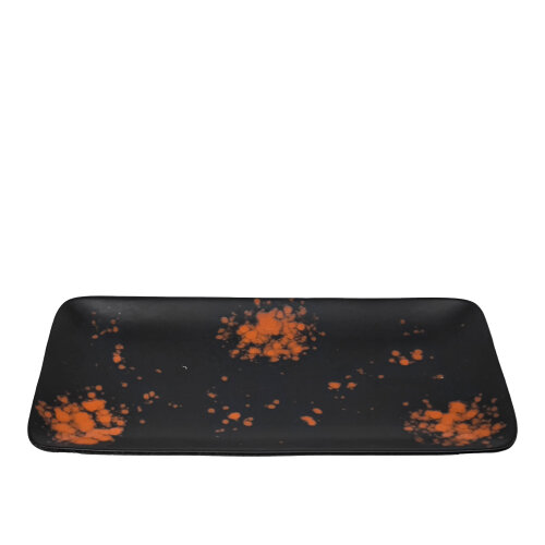 Zest Porcelain Tk Sunum Tabak 30X15Cm-Oxy Orange - ZEST PORCELAIN