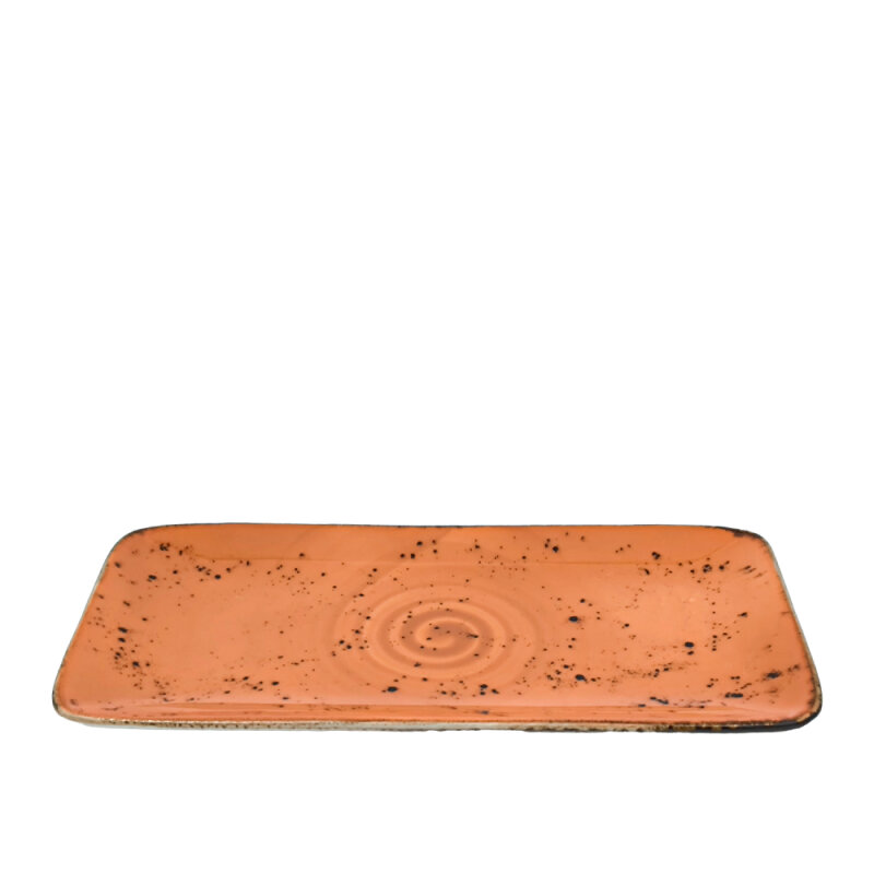 Zest Porcelain Tk Sunum Tabak 30X15Cm-Paris Turuncu - 1