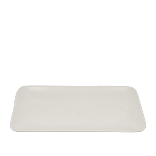Tulu Porselen Tk Sunum Tabak 30X15cm - Saten Beyaz TK15KYST01 - TULU PORSELEN