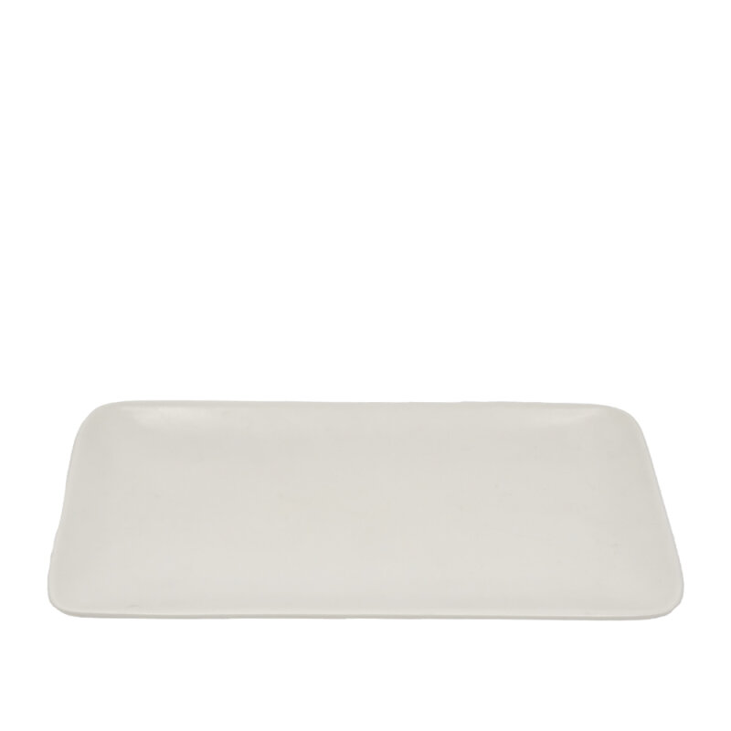 Tulu Porselen Tk Sunum Tabak 30X15cm - Saten Beyaz TK15KYST01 - 1
