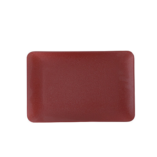 Zest Porcelain Tk Sunum Tabak 30x20 cm - Crater Claret Red - ZEST PORCELAIN