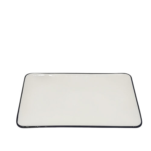 Zest Porcelain Tk Sunum Tabak 30X20Cm -Riva Siyah - ZEST PORCELAIN