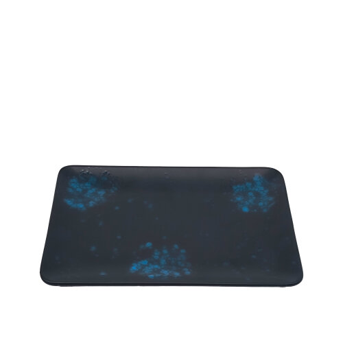 Tulu Porselen Tk Sunum Tabak 30X20Cm – Oxi 93 Mavi - TULU PORSELEN