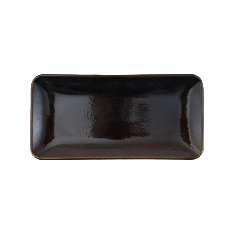 Zest Porcelain Tk Sunum Tabak 30X20Cm-Volcano - 1