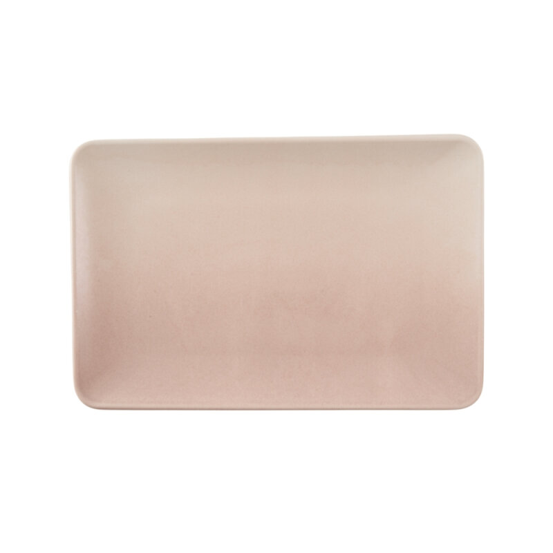 Zest Porcelain Tk Sunum Tabak 30X20Cm -Velour Pudra - 1