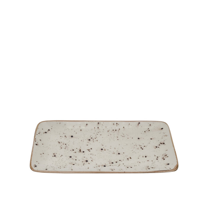 Zest Porcelain Tk Sunum Tabak 30X15Cm-Paris Krem - 1