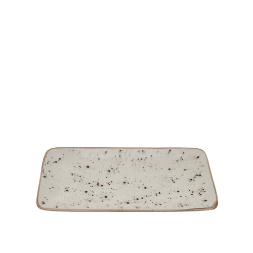 Zest Porcelain Tk Sunum Tabak 30X15Cm-Paris Krem - ZEST PORCELAIN