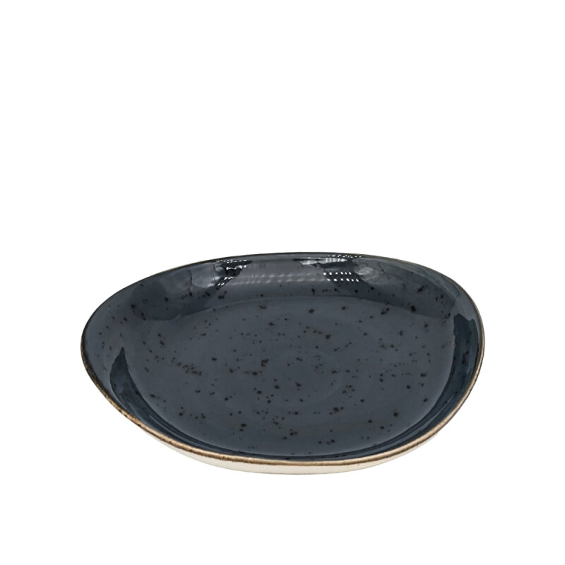 Zest Porcelain Mar Sunum Tabak 24 Cm-Paris K.Mavi - 1