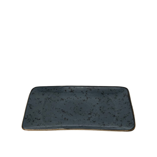 Zest Porcelain Tk Sunum Tabak 30X20 Cm-Paris K.Mavi - ZEST PORCELAIN