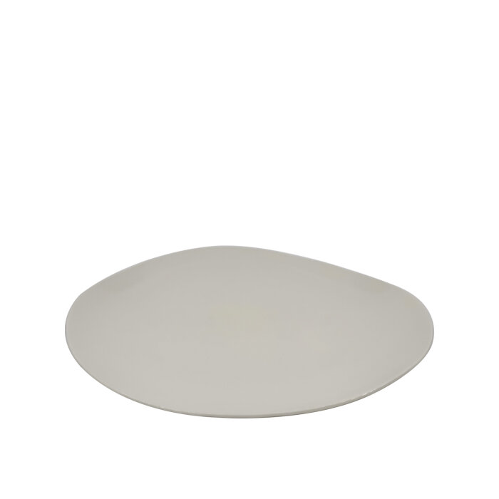 Tulu Porselen 35 cm Kayık Sunum Tabak Krem TK35KY00 - 1