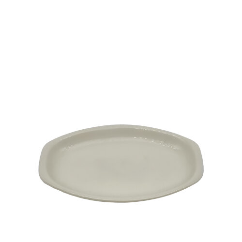 Tulu Porselen Alis Kayık Tabak 18 cm Krem ALS18KY00 - TULU PORSELEN