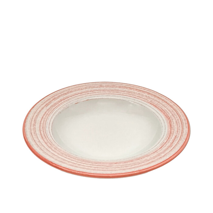 Zest Porcelain Anka Çukur Tabak 23 Cm -Tokyo Kırmızı - 1
