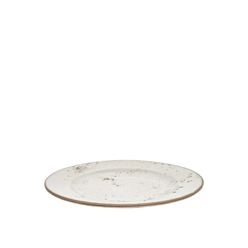 Zest Porcelain Anka Düz Tabak 23 Cm-Paris Krem - ZEST PORCELAIN