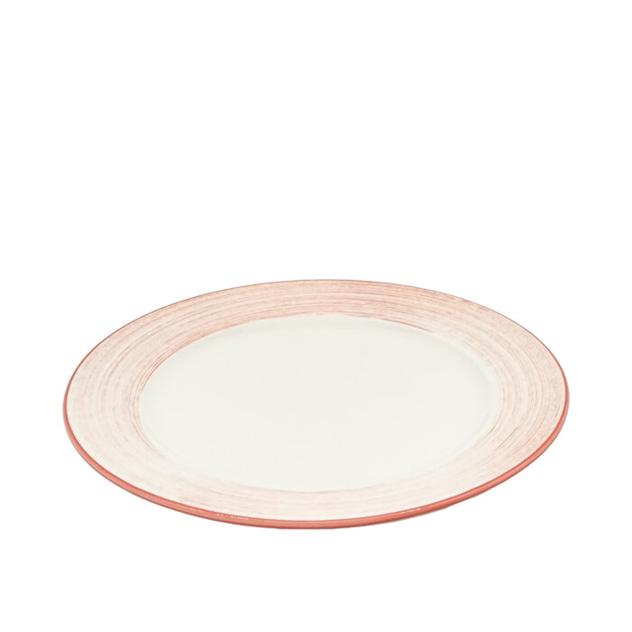 Zest Porcelain Anka Düz Tabak 23 Cm -Tokyo Kırmızı - 1