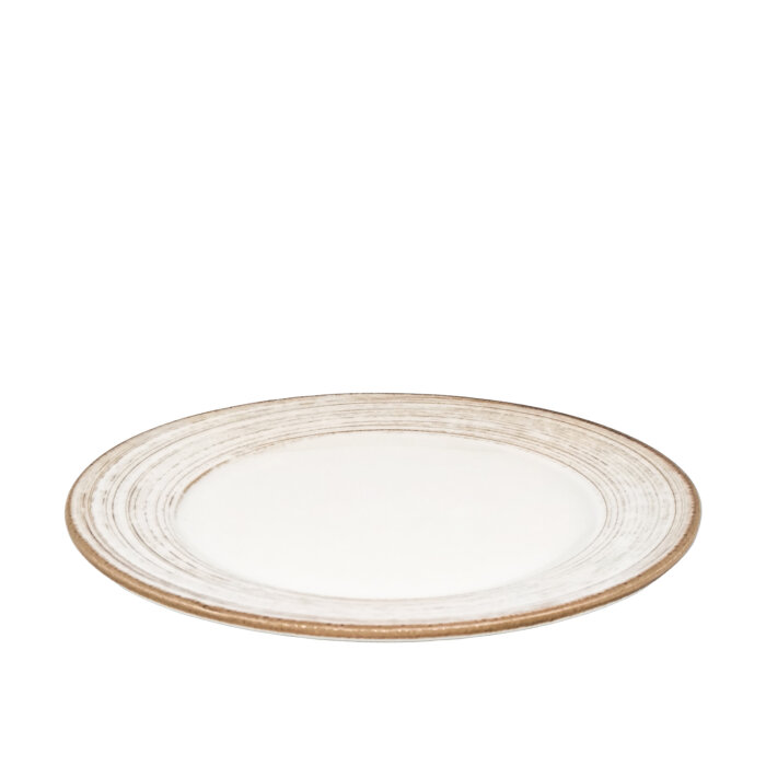 Zest Porcelain Anka Düz Tabak 27 Cm-Tokyo Kahve - 1