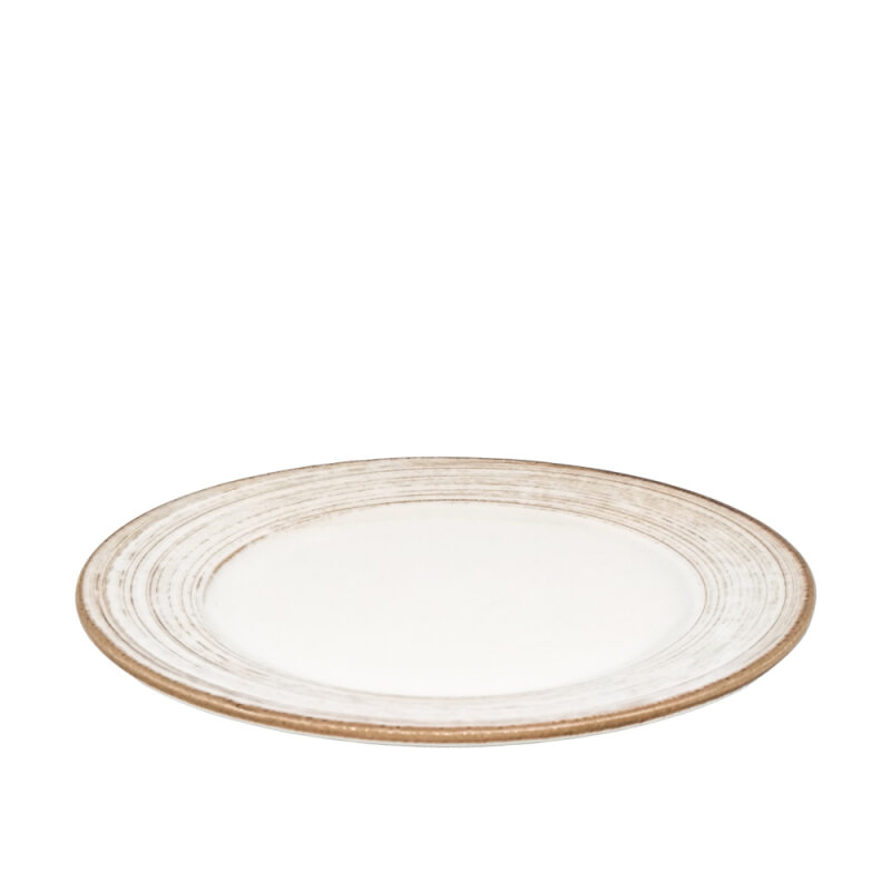 Zest Porcelain Anka Düz Tabak 27 Cm-Tokyo Kahve - 1