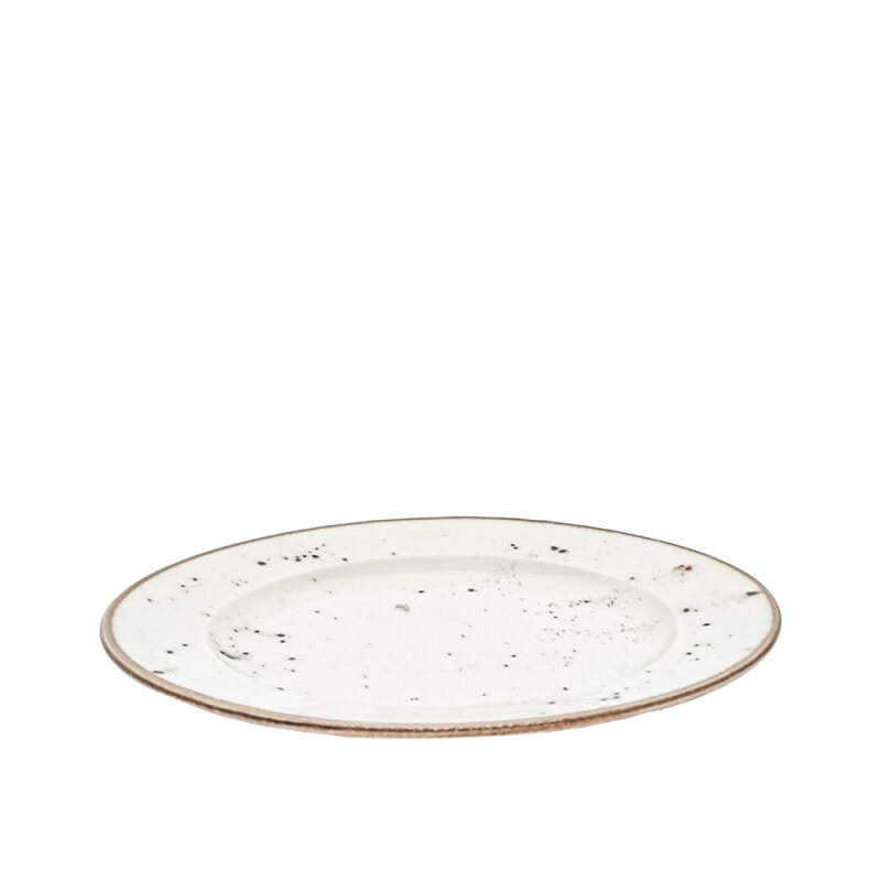 Zest Porcelain Anka Düz Tabak 19 Cm -Paris Krem - 1