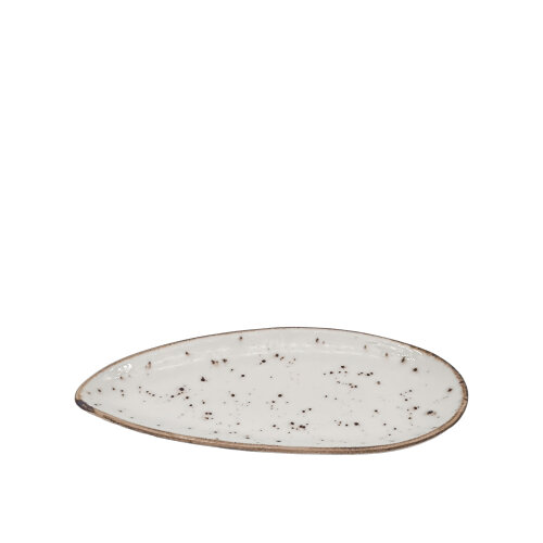 Zest Porcelain Aslı Kayık 25X11,5 Cm-Paris Krem - ZEST PORCELAIN